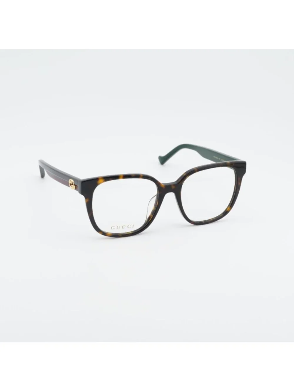 Gucci GG1305OA 002 Eyeglasses Havana 54mm Square Frame
